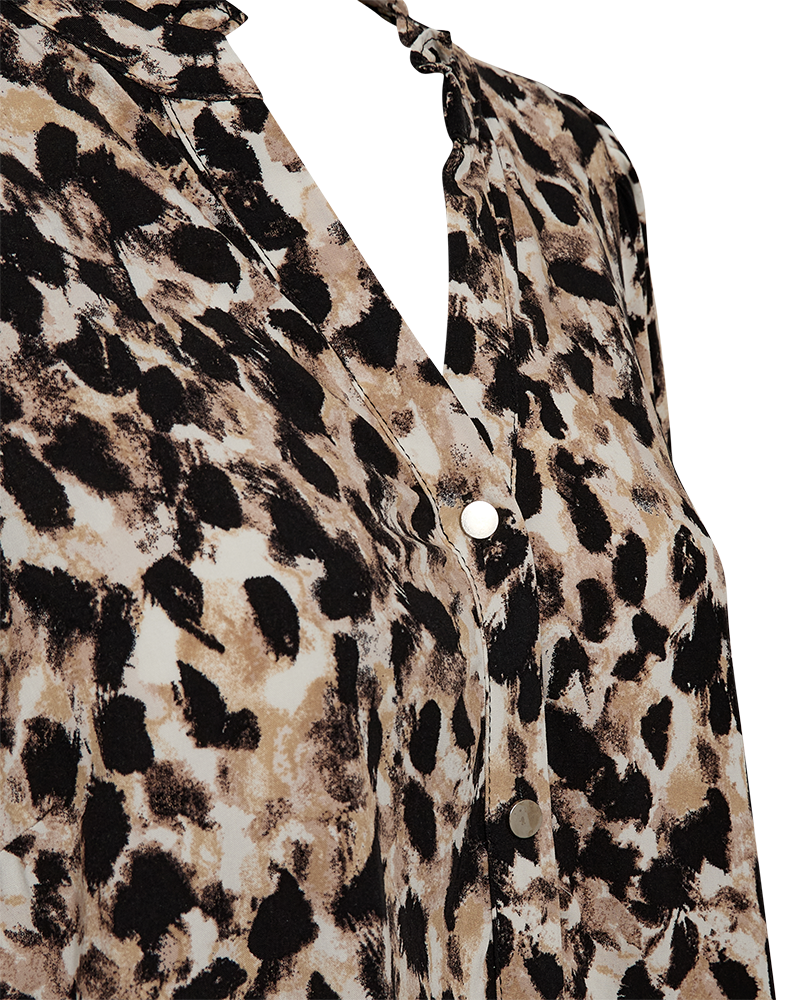 FQADNEY - SHIRT WITH PRINT - BEIGE