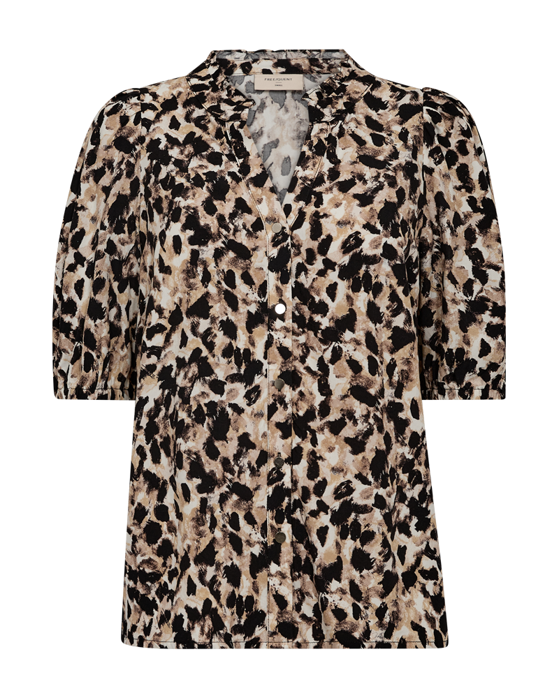 FQADNEY - SHIRT WITH PRINT - BEIGE