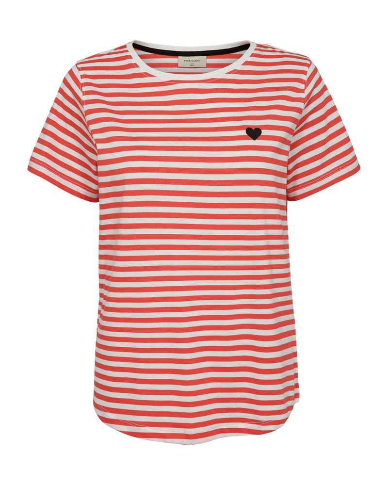 FQMIAN - T-SHIRT - WHITE AND RED