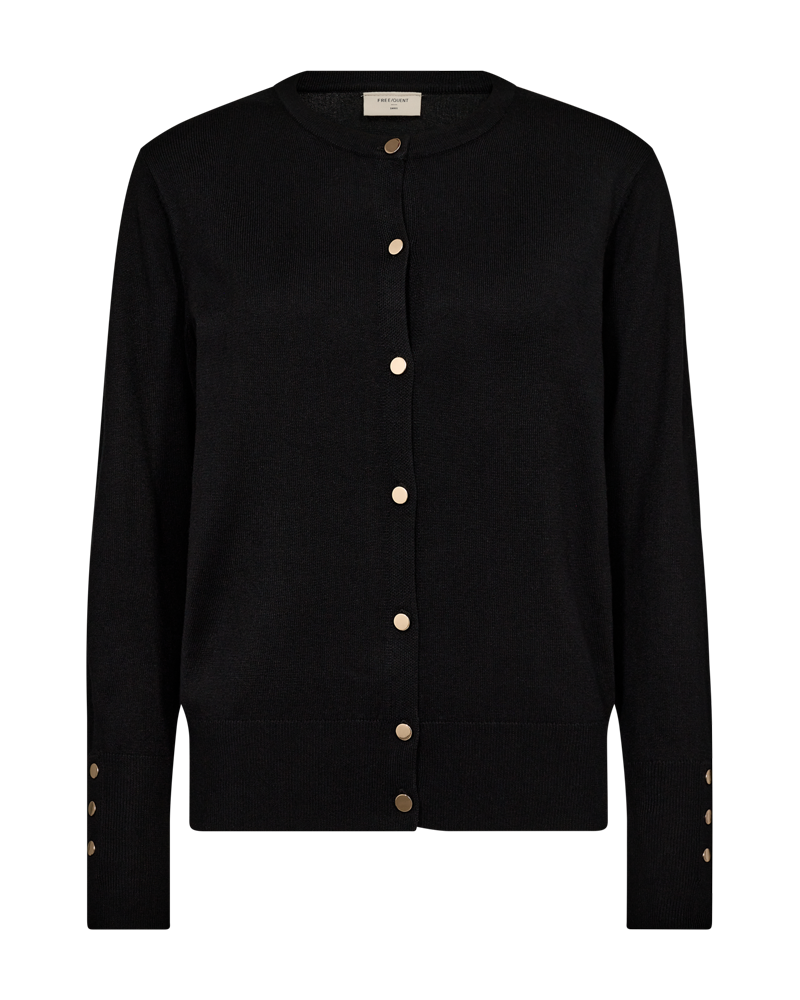 FQKATIE - CARDIGAN - BLACK