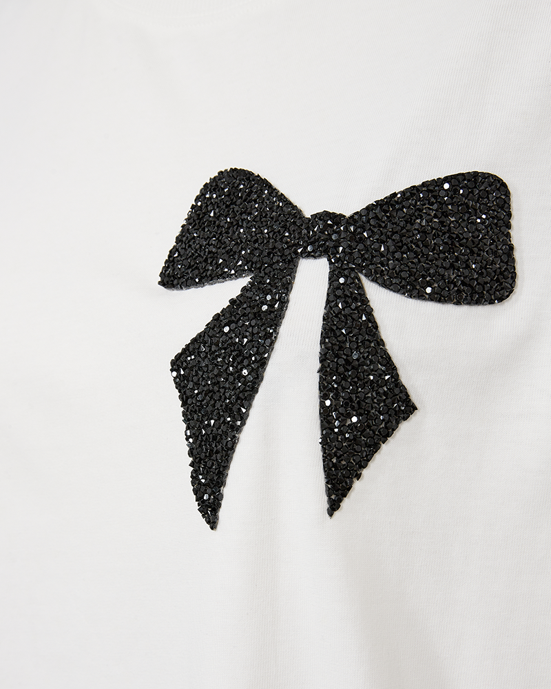 FQCAROL - T-SHIRT - BLACK AND WHITE
