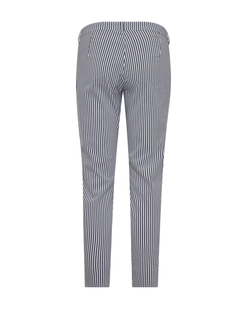 FQREX - STRIPED ANKLE PANTS - BLUE