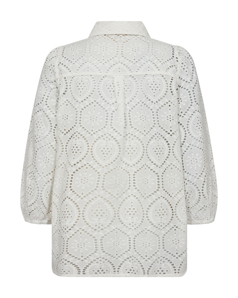 FQAGY - SHIRT WITH EMBROIDERY - WHITE