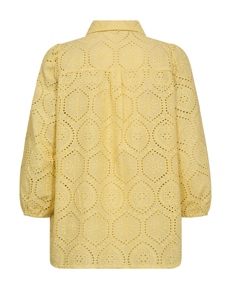 FQAGY - SHIRT WITH EMBROIDERY - YELLOW