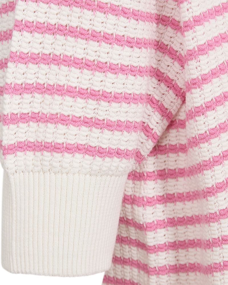 FQDODO - PULLOVER - WHITE AND ROSE