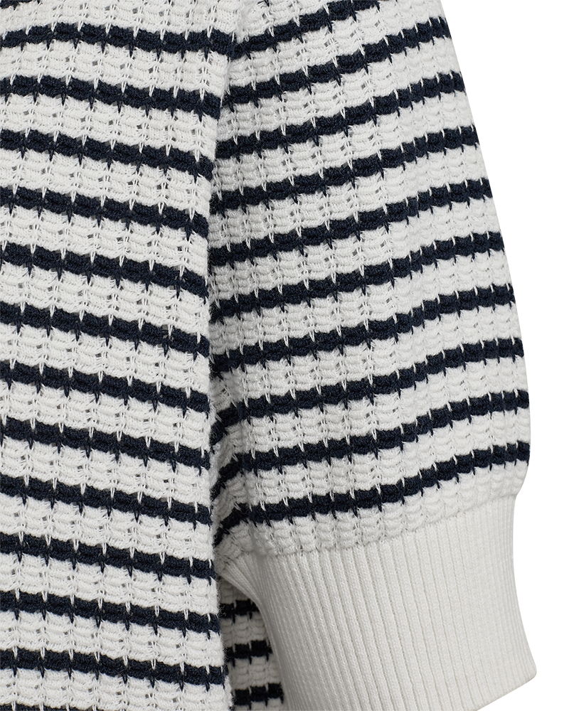 FQDODO - PULLOVER - WHITE AND BLUE