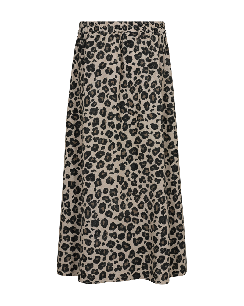 FQLAVISCO - MAXI SKIRT - BEIGE AND BLACK