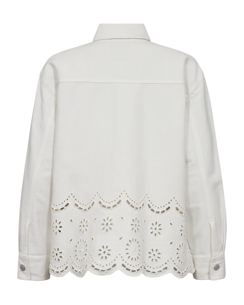 FQTANNI - JACKET WITH EMBROIDERY - WHITE