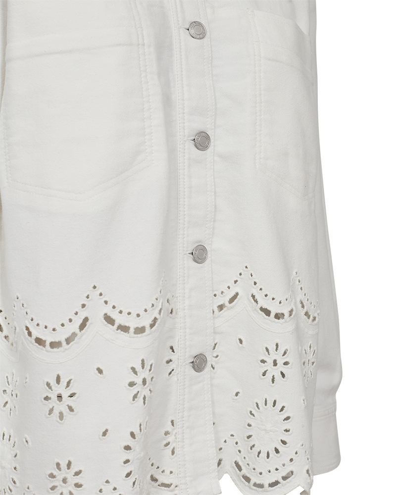 FQTANNI - JACKET WITH EMBROIDERY - WHITE