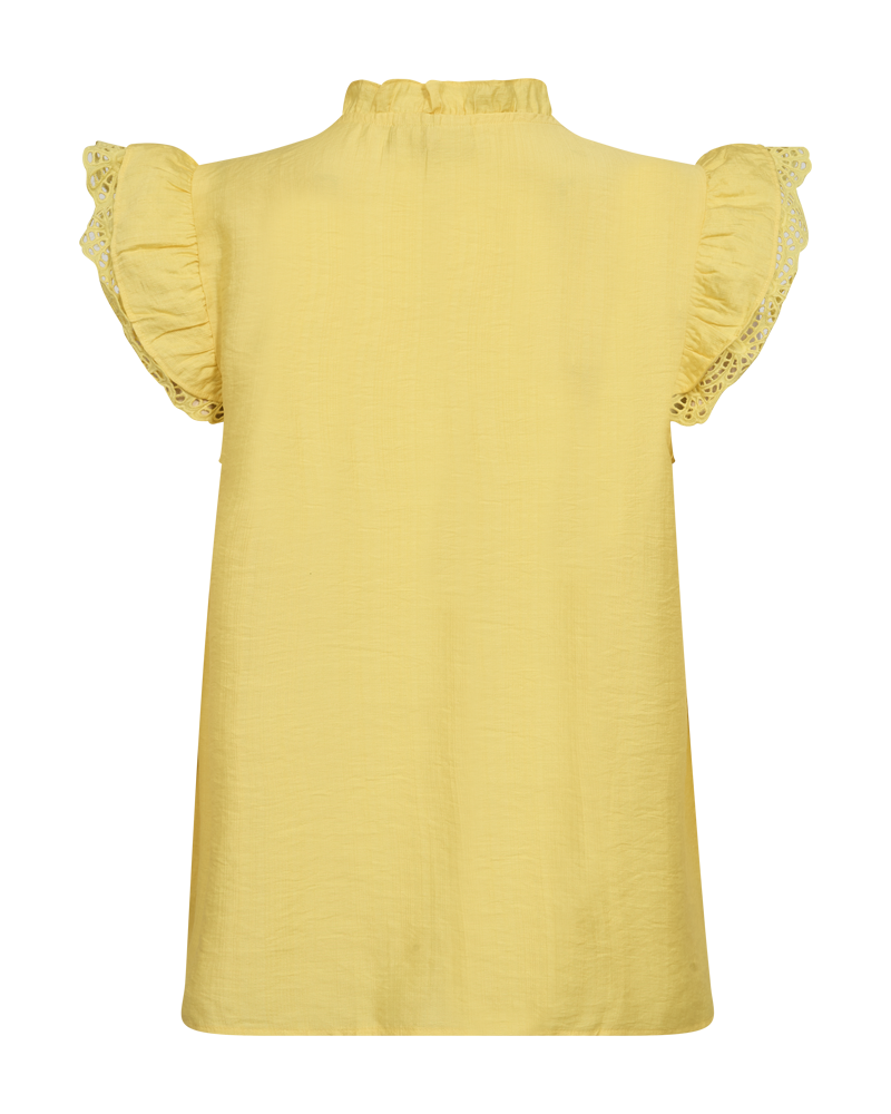 Fqlisa - blouse met kant - geel