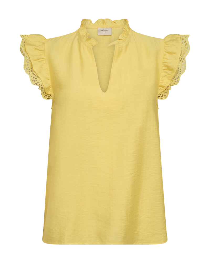 Fqlisa - blouse met kant - geel