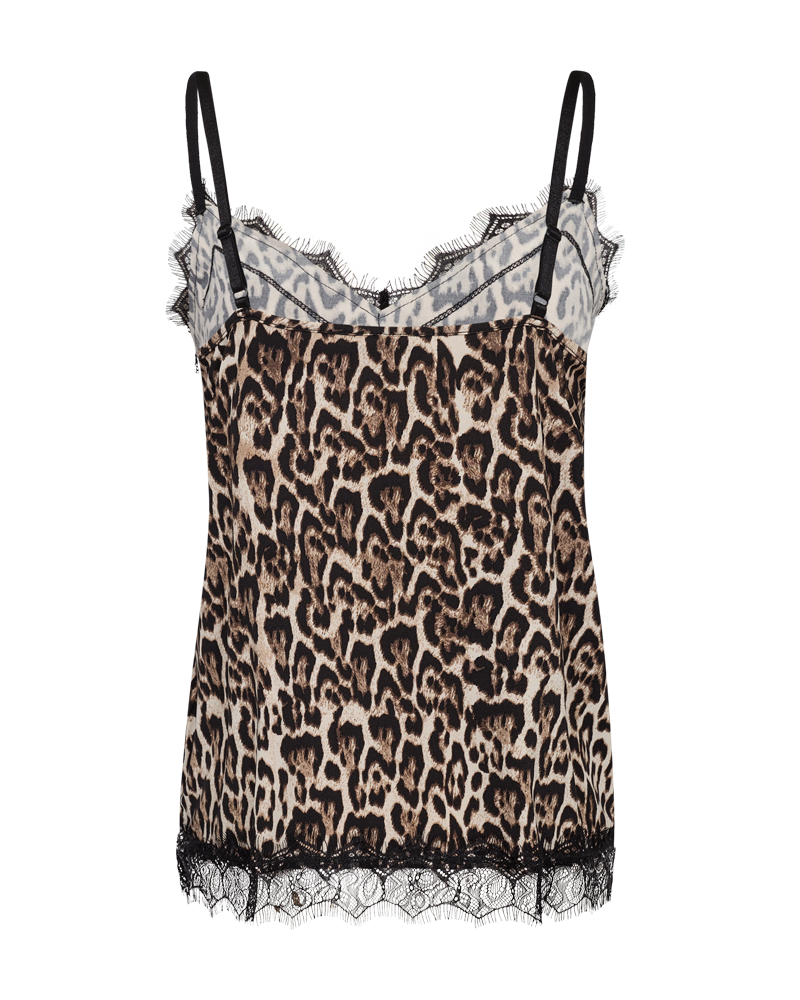 FQBICCO  -  LACE TOP - LEOPARD