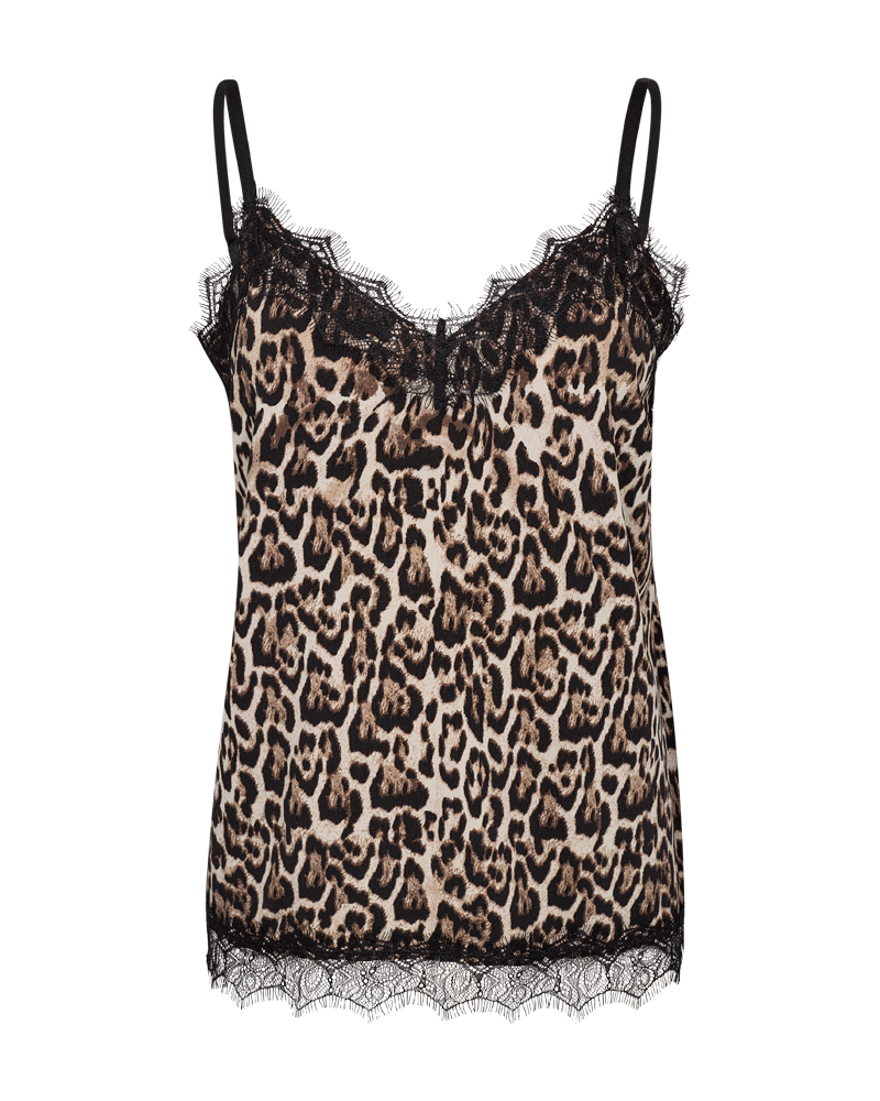 FQBICCO  -  LACE TOP - LEOPARD