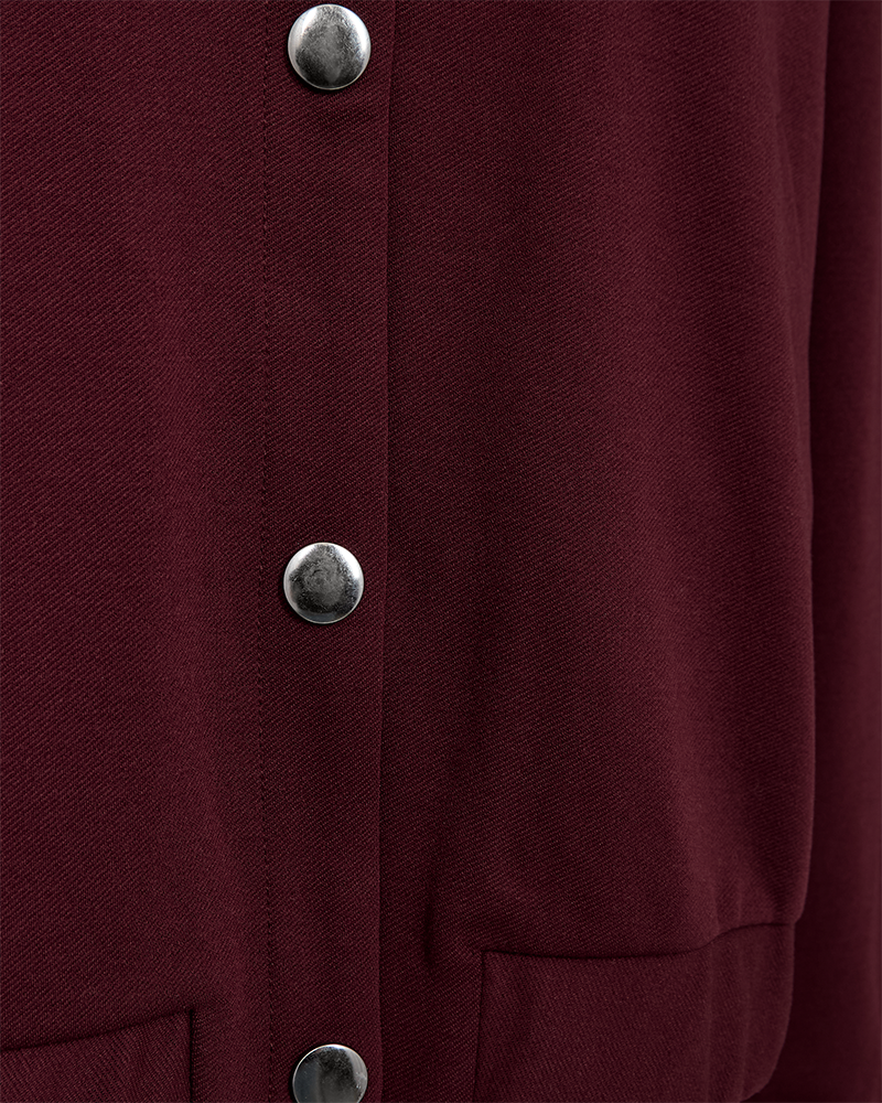 FQNAYA - Bomber Jacket - Bordeaux