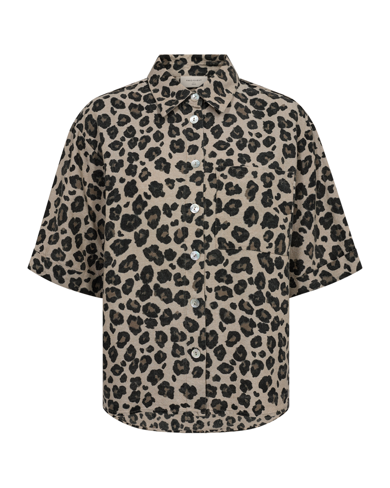 FQLAVISCO - SHORT-SLEEVED SHIRT - LEOPARD