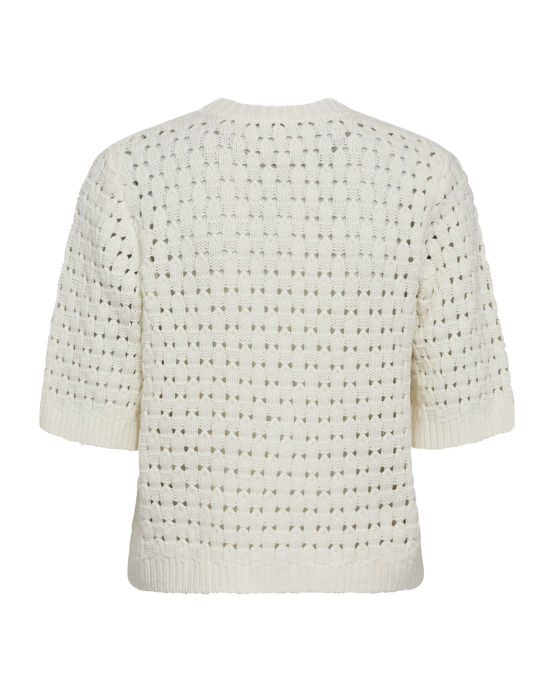FQFLOTTA - KNITTED CARDIGAN - WHITE