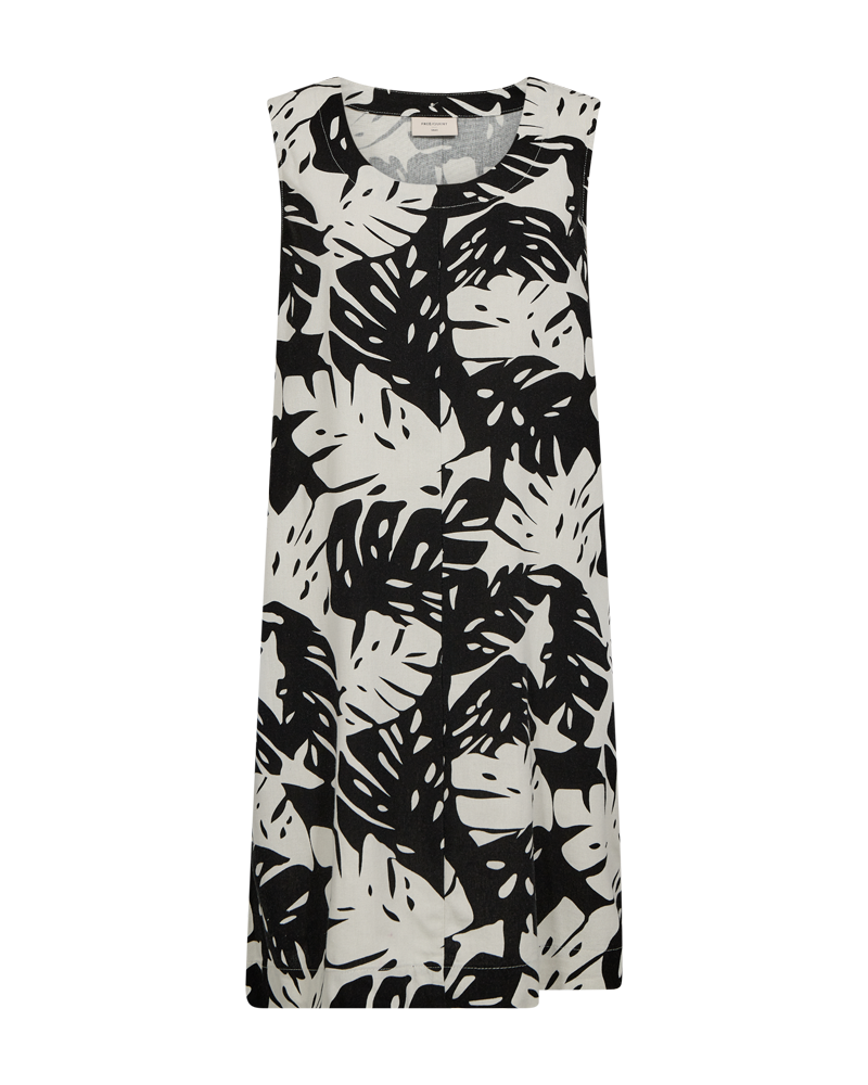 FQLAVISCO - FLORAL DRESS - BEIGE