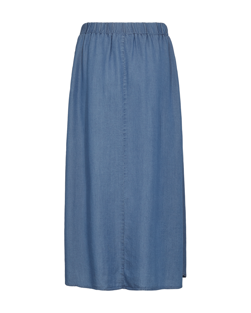 Fqcarly - rok met denim -look - blauw