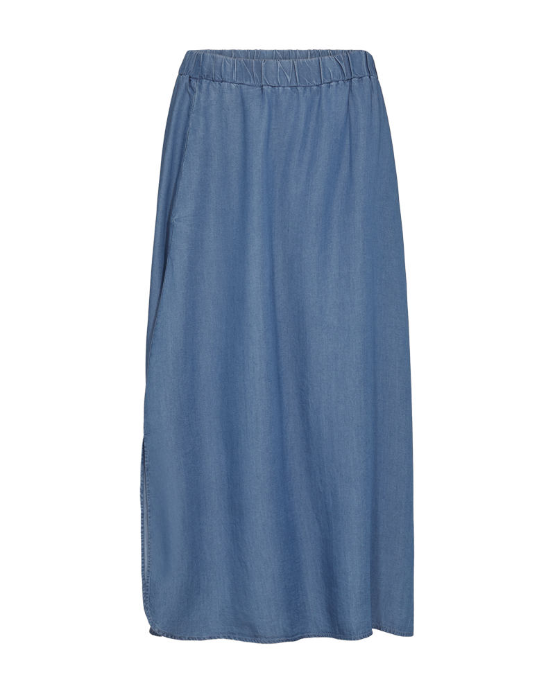 Fqcarly - rok met denim -look - blauw