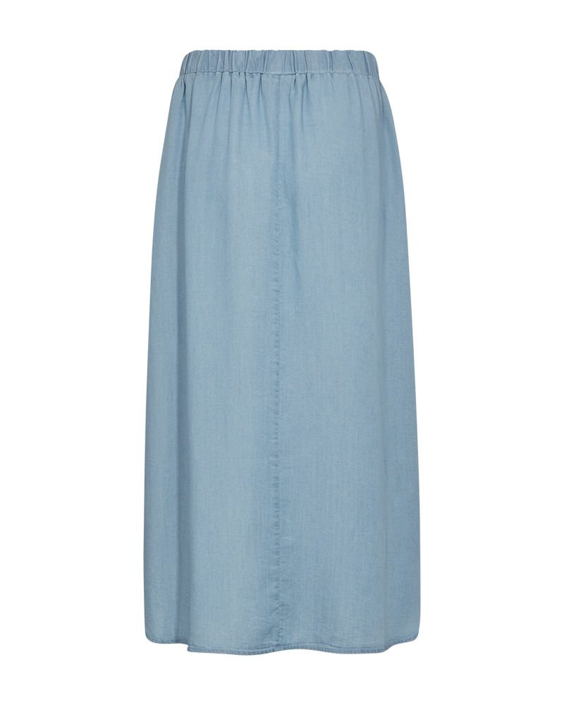 FQCARLY - SKIRT WITH DENIM LOOK - BLUE