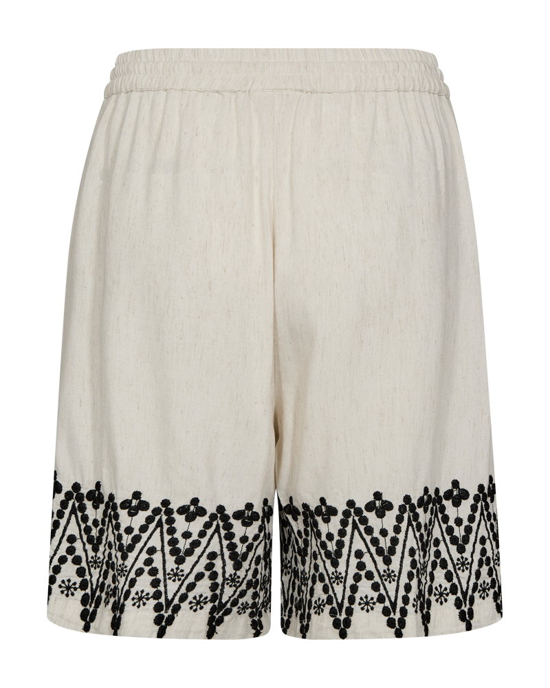 FQLINUS - Shorts met borduurdetails - Beige