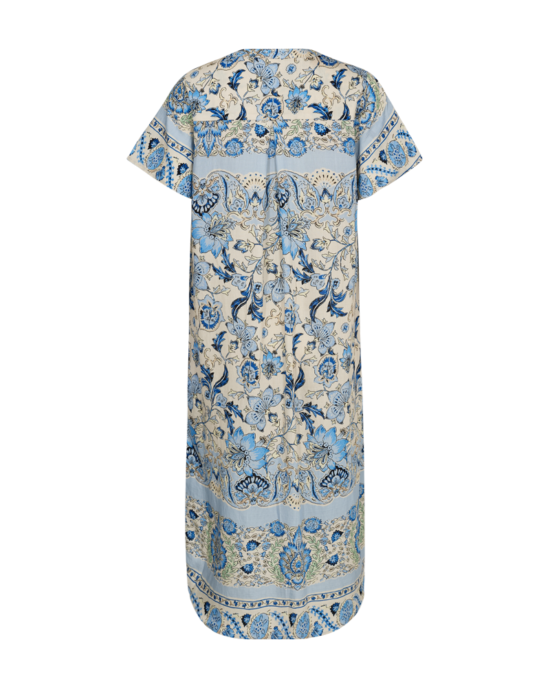 FQLISA - DRESS WITH PRINT - BLUE