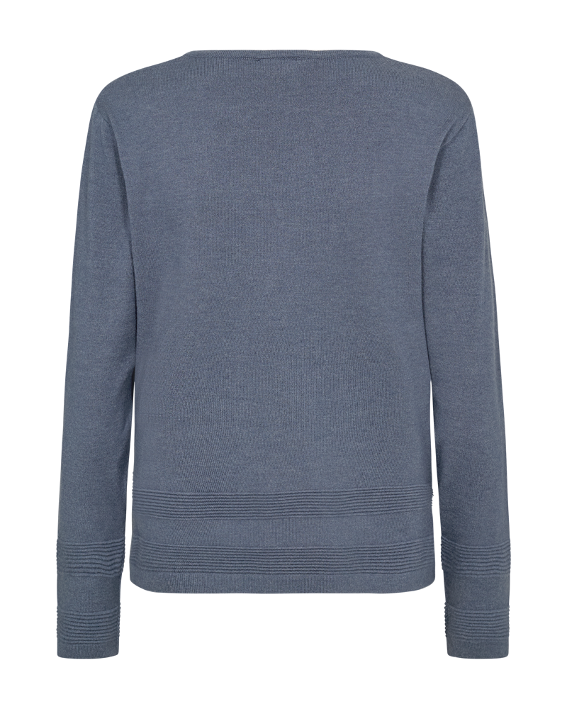 FQFLOW - FINE-KNITTED PULLOVER - BLUE