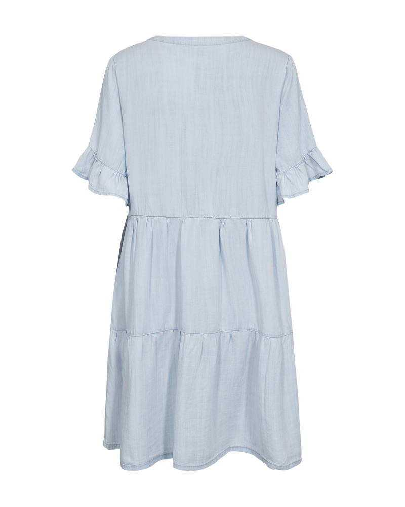 FQRENNA - DRESS WITH DENIM LOOK - BLUE