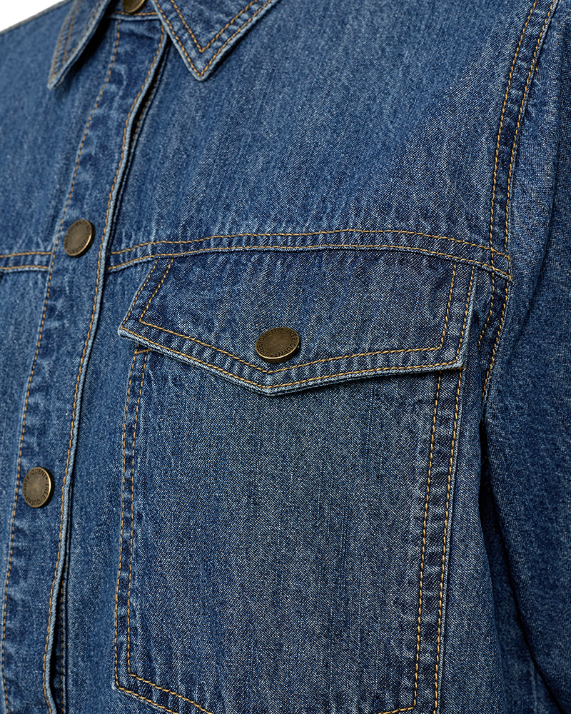 FQLisea - denimjurk - blauw