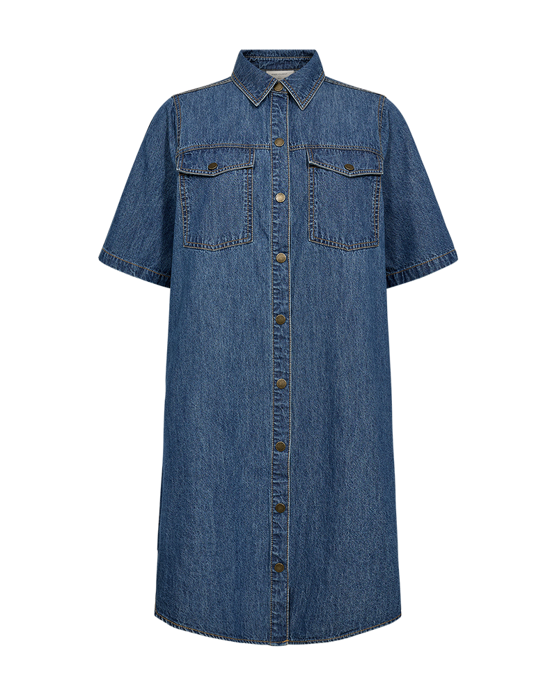 FQLisea - denimjurk - blauw