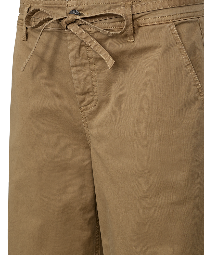 FQINGA - PANTS WITH TIES - BROWN