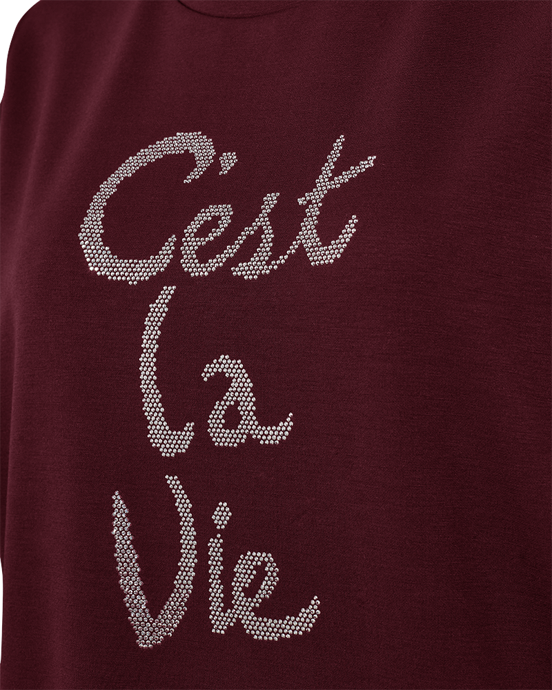 Fqmalak - t -shirt - bordeaux