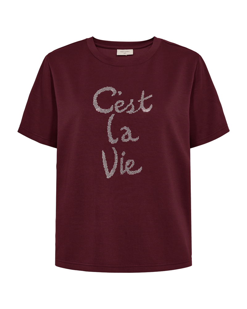 Fqmalak - t -shirt - bordeaux