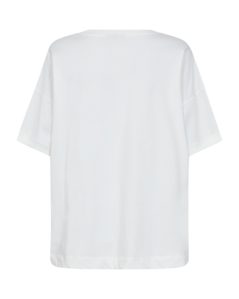 FQCAROL - T-SHIRT WITH PRINT - BLACK AND WHITE