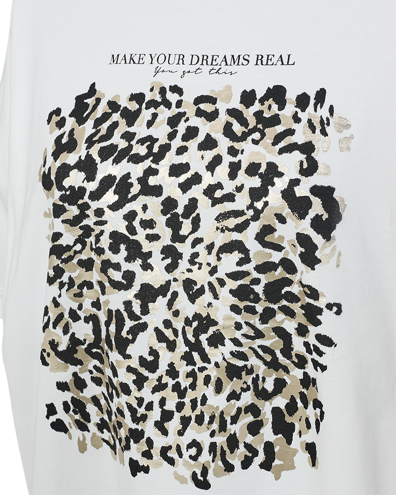 FQCAROL - T-SHIRT WITH PRINT - BLACK AND WHITE
