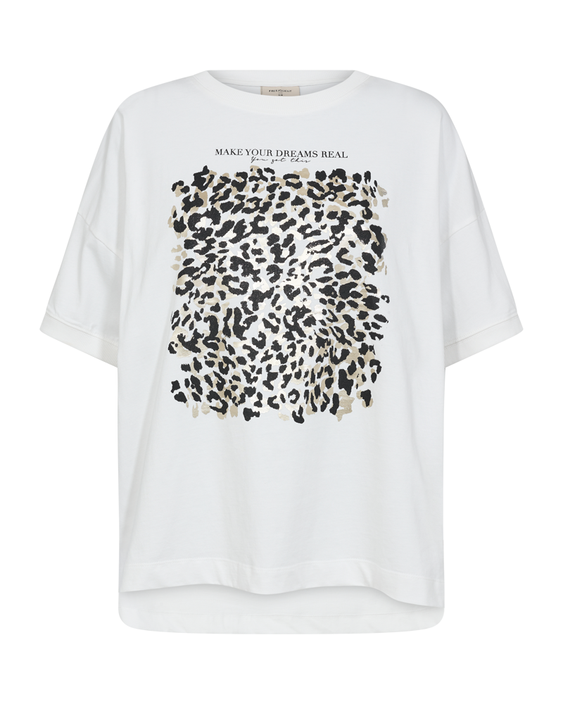 FQCAROL - T-SHIRT WITH PRINT - BLACK AND WHITE