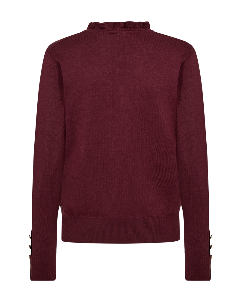 FQKATIE - Fijne breited pullover - Bordeaux