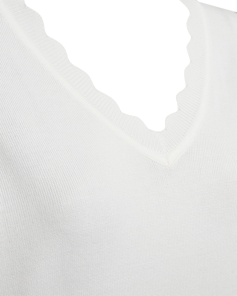 FQKATIE - PULLOVER - WHITE