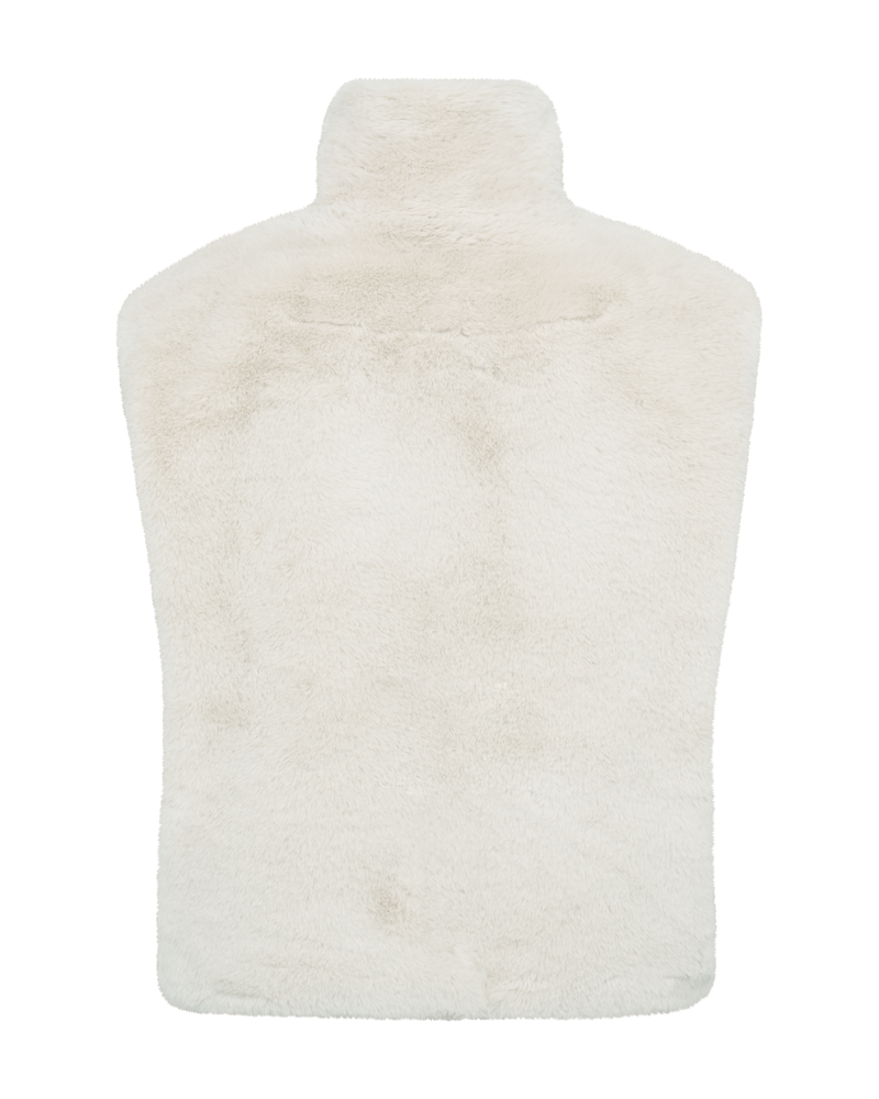 Fqfony - vest in faux fur - beige