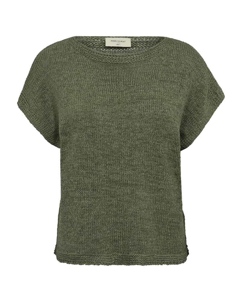 FQTAPPER - KNITTED PULLOVER - GREEN