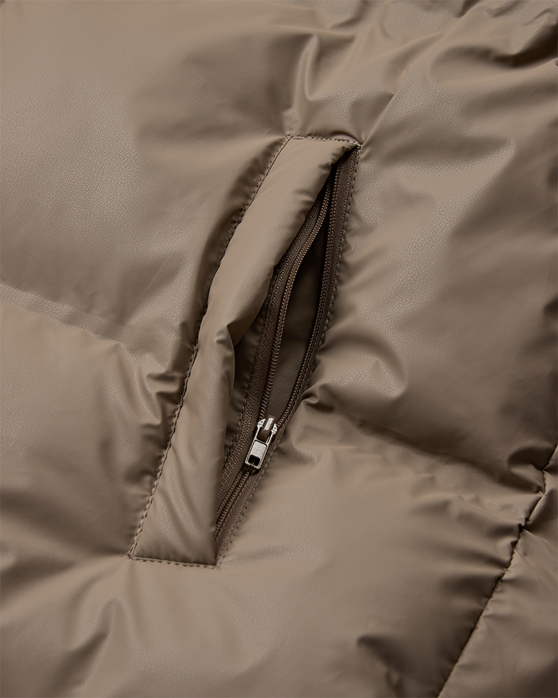 Fqraingo - Water -repellente jas - Brown
