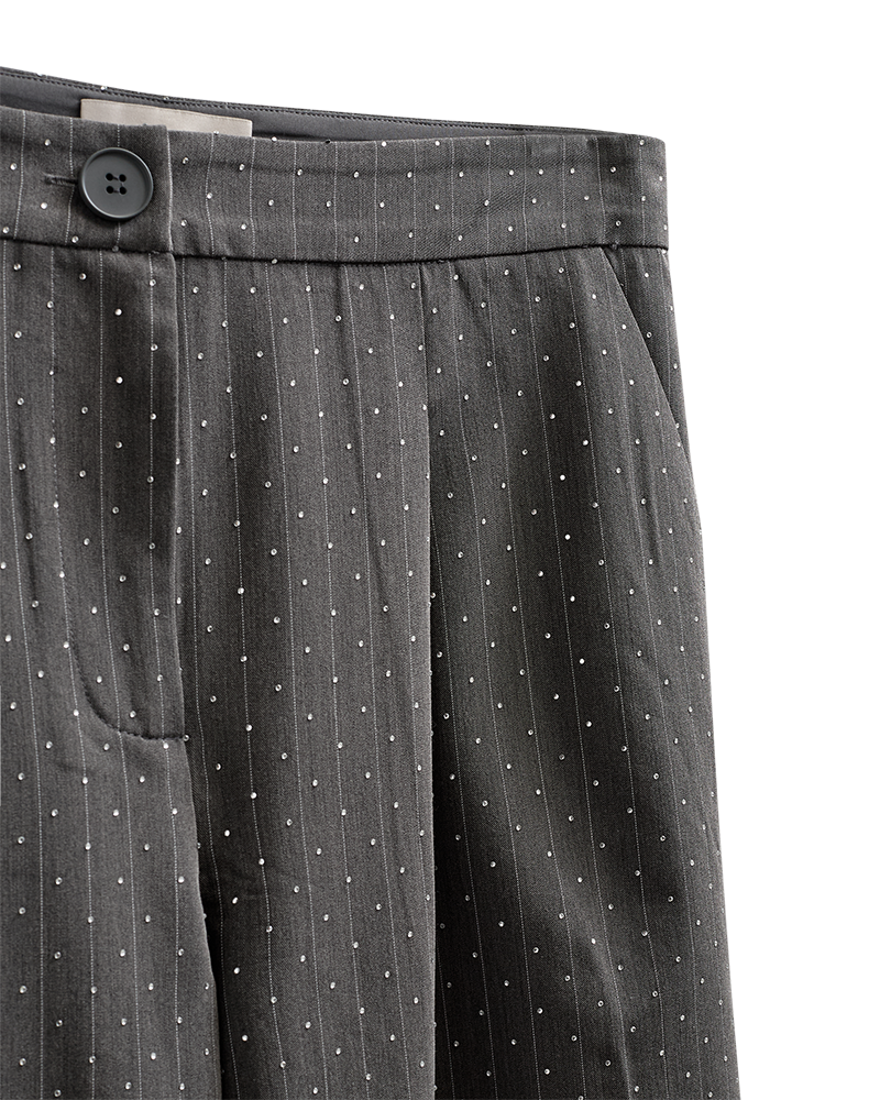 FQWIDY - PANTS - WHITE AND GREY