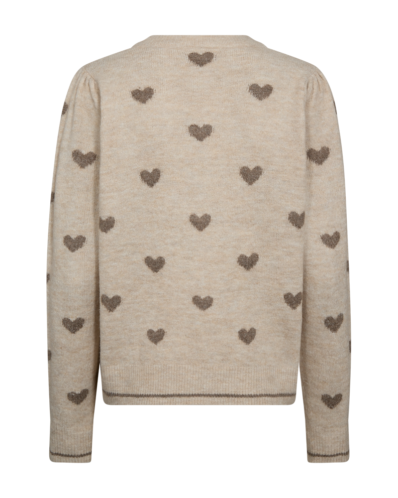 FQFAITH - CARDIGAN - BROWN AND BEIGE