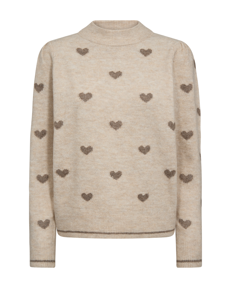 FQFAITH - PULLOVER - BROWN AND BEIGE