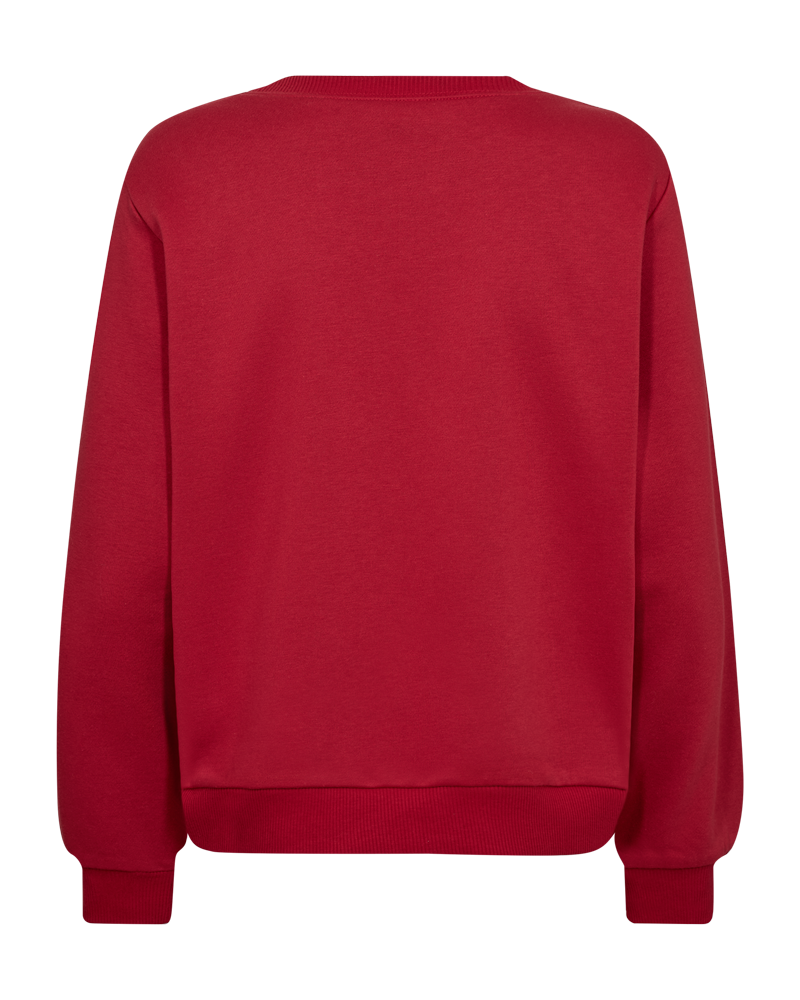 Fqwana - pullover - grijs en rood