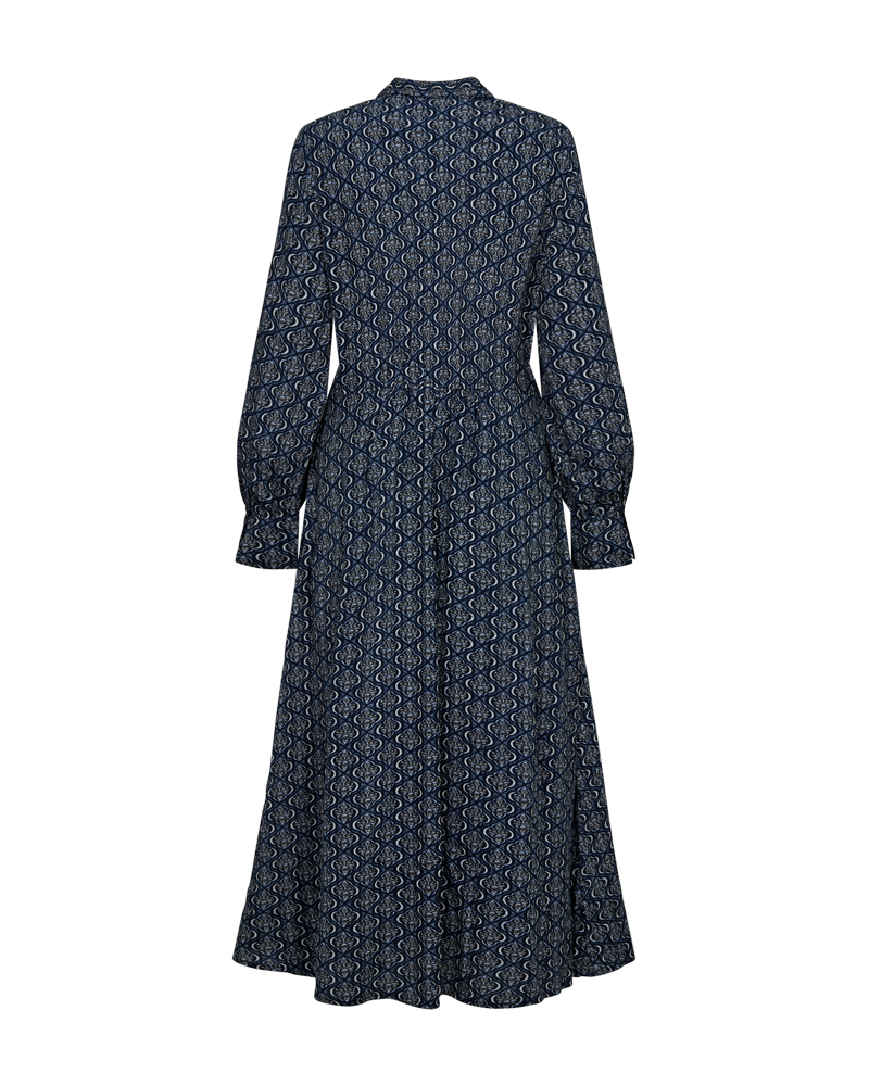 Fqlovy - jurk - blauw en beige