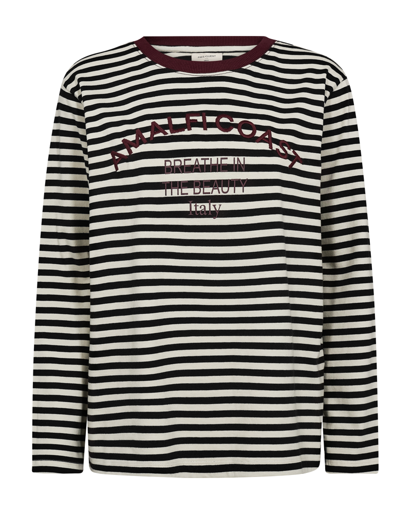 FQJEMMA - T -shirt met lange mouwen - zwart