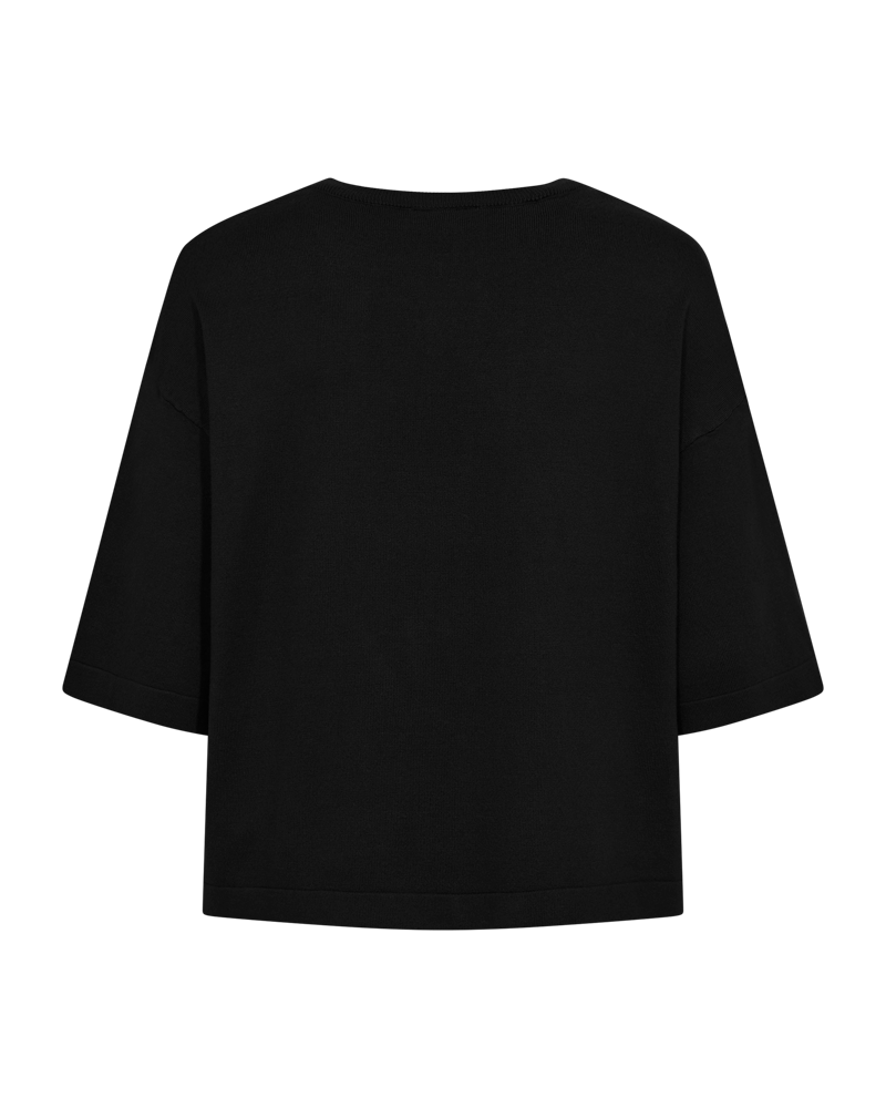 FQCONNY - FINE-KNITTED PULLOVER - BLACK