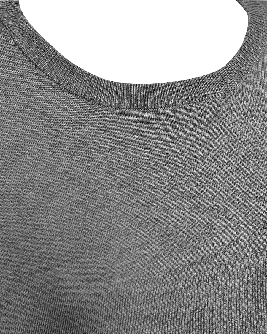 FQCONNY - FINE-KNITTED PULLOVER - GREY