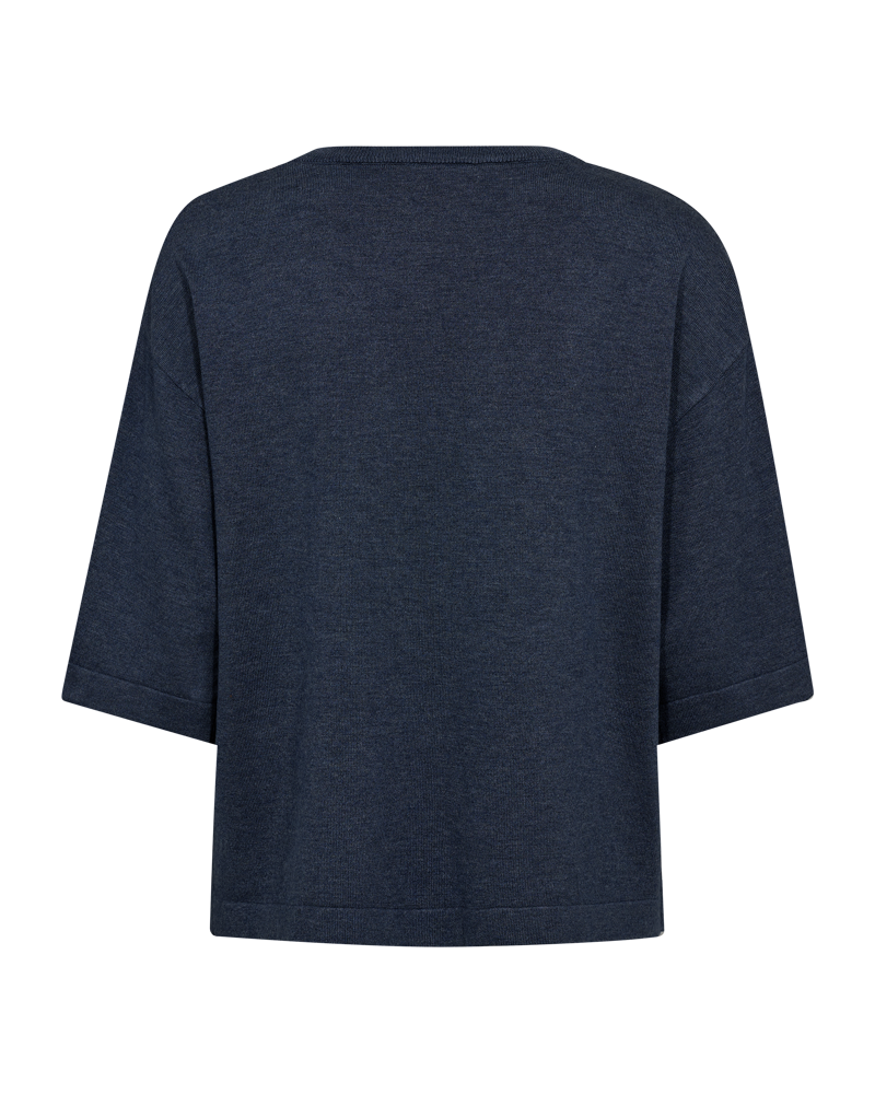 FQCONNY - FINE-KNITTED PULLOVER - BLUE